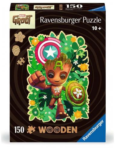 Marvel Puzzle de madera WOODEN Groot (150 piezas)