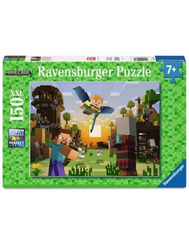 Minecraft Puzzle para niños XXL Building an Adventure (150 piezas)