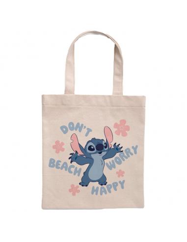 Bolsa shopping Don&#39;t Worry Beach Happy Stitch Disney