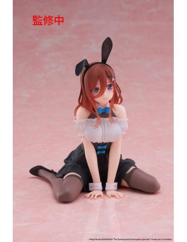 The Quintessential Quintuplets 3 Estatua PVC Desktop Cute Figure Miku Nakano (Bunny Ver.) 13 cm