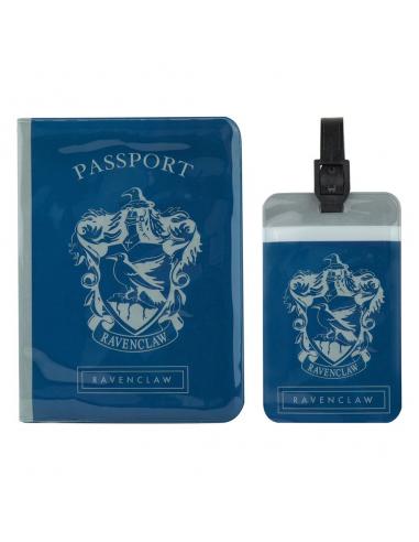 Harry Potter Etiqueta del equipaje & Estuche Pasaporte Set Ravenclaw