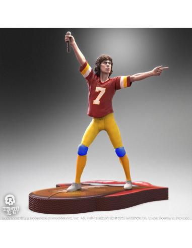 Rolling Stones Estatua Rock Iconz Mick Jagger US Tour 1981 (Burgundy Jersey) 22 cm