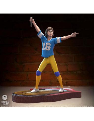 Rolling Stones Estatua Rock Iconz Mick Jagger US Tour 1981 (Blue Jersey) 22 cm