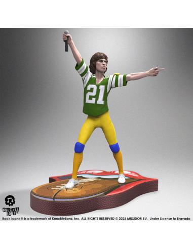 Rolling Stones Estatua Rock Iconz Mick Jagger US Tour 1981 (Green Jersey) 22 cm