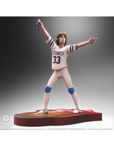 Rolling Stones Estatua Rock Iconz Mick Jagger US Tour 1981 (White Jersey) 22 cm