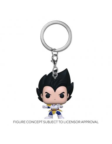 Dragon Ball Z Llaveros Pocket POP! Vinyl Vegeta 4 cm Expositor (12)