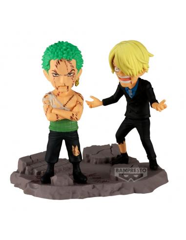 Figura Roronoa Zoro &#38; Sanji One Piece 8cm
