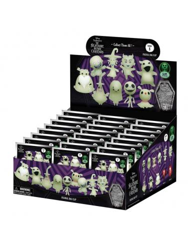 Pesadilla antes de Navidad Colgantes PVC 3D Expositor Glow in the Dark Serie 8 (24)