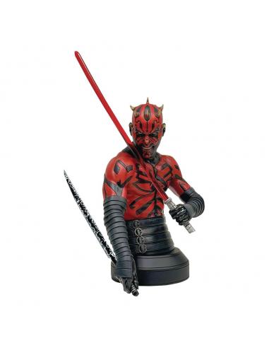Star Wars: The Clone Wars Busto 1/6 Darth Maul (Shirtless) 15 cm