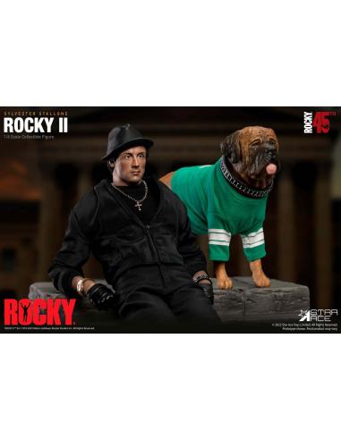 ROCKY BALBOA BLACK SUIT 1/6 DELUXE AF