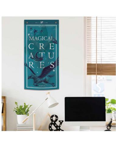H.POTTER MAGICAL CREATURES WALL BANNER