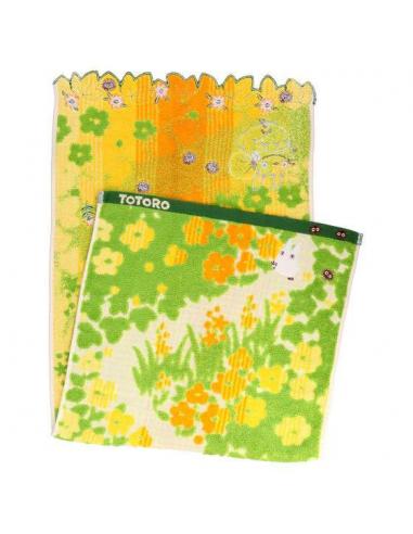 TOTORO YELLOW FLOWERS 34x80 TOWEL
