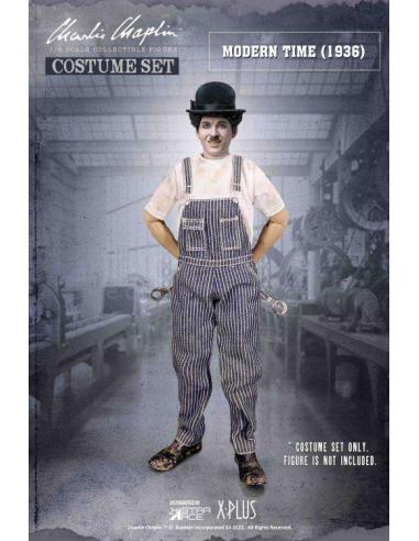 CHARLIE CHAPLIN 1/6 WORKER COSTUME SET