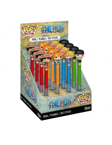 One Piece POP! Homewares Bolígrafos con Toppers Exspositor (16)