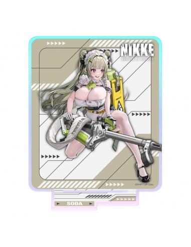 Goddess of Victory: Nikke Figura acrilico Crouching Series Soda Holographic 14 cm