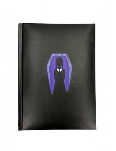 LIBRETA CON LUZ DARK SIDE WEDNESDAY