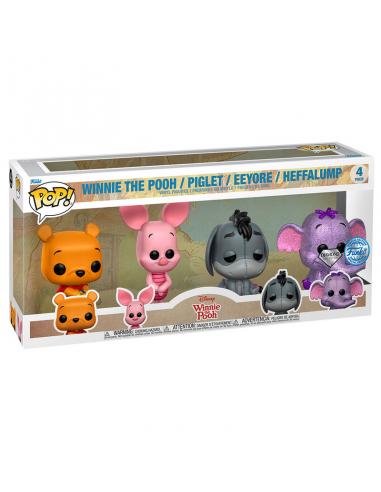 Blister 4 figuras POP Disney Winnie the Pooh Exclusive