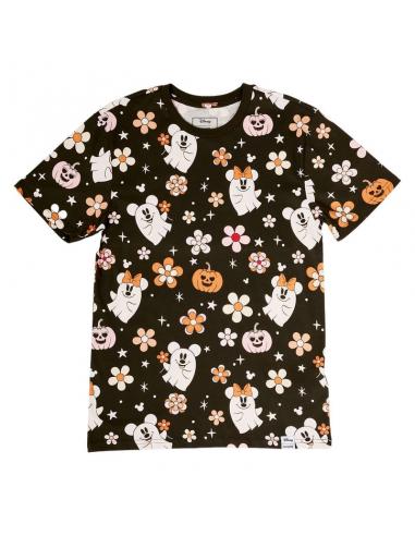Disney by Loungefly Tee Camiseta Unisex Mickey and Friends Halloween talla M