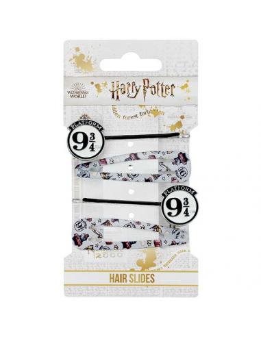 Blister 4 Horquillas de pelo Plataforma 9 3/4 Harry Potter
