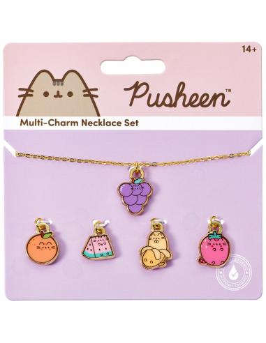 Colgante + charms Frutas Pusheen