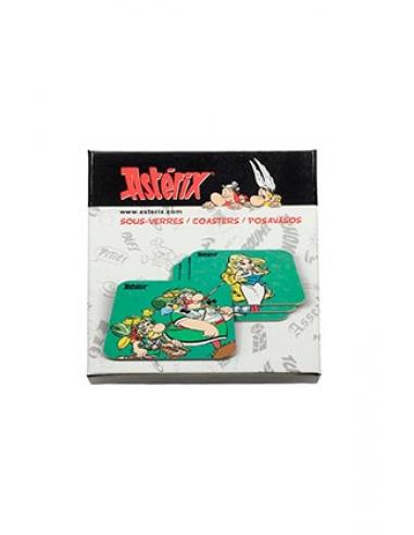 LEGIONARIOS SET 6 POSAVASOS CUADRADOS ASTERIX