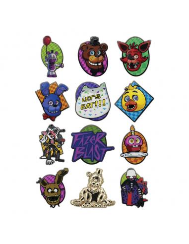 Five Nights at Freddy´s Chapas Expositor Mystery Pin Badge (12)