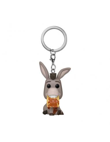 Shrek 30th Llaveros Pocket POP! Vinyl Donkey 4 cm Expositor (12)