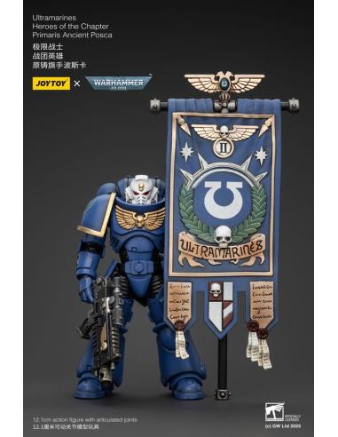 Warhammer 40k Figura 1/18 Ultramarines Heroes of the Chapter Primaris Ancient Posca 20 cm