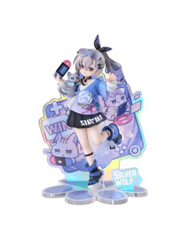 Honkai: Star Rail Estatua PVC Rise Up Little Cat Series Silver Wolf Ver. 19 cm