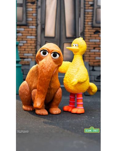 Sesame Street Pack de 2 Figuras ReAction Big Bird and Mr. Snuffleupagus 10 cm