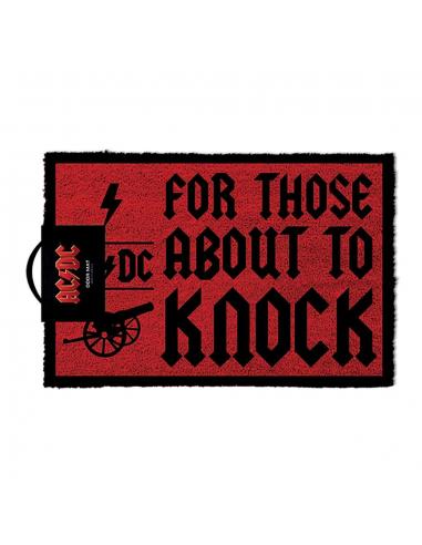 DOORMAT AC/DC FOR THOSE WHO KNOCK