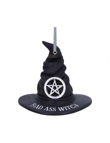 BAD ASS WITCH HANGING ORNAMENT