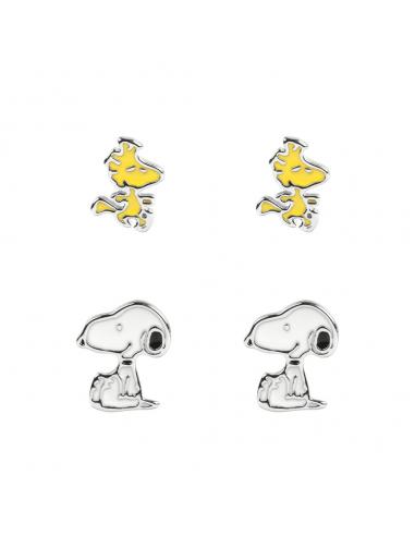 Set 2 Pares de pendientes Snoopy