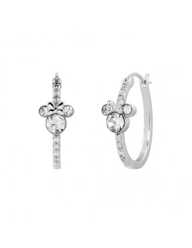 Pendientes Aro Minnie Disney plata