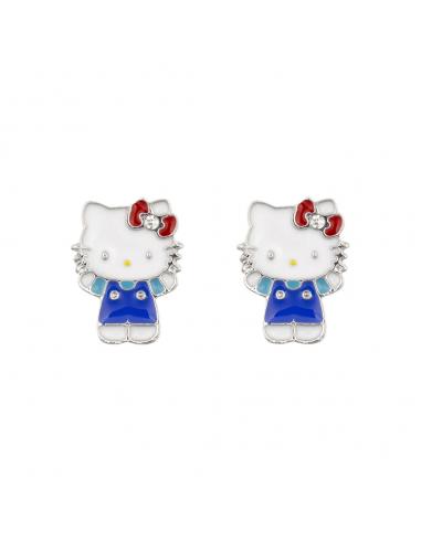 Pendientes Hello Kitty plata
