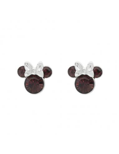 Pendientes Enero Minnie Disney plata