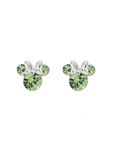 Pendientes Agosto Minnie Disney plata