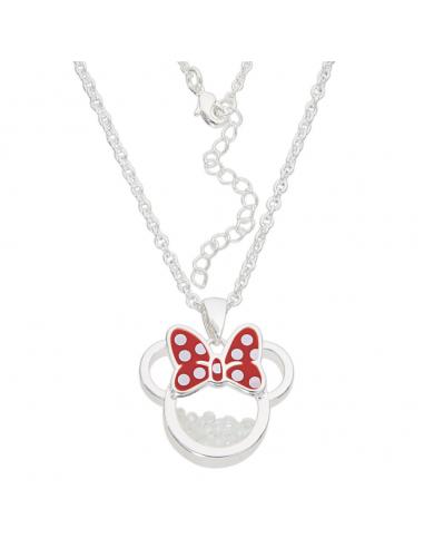 Colgante Octubre Minnie Disney plata