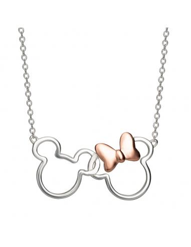 Colgante Mickey & Minnie Disney plata