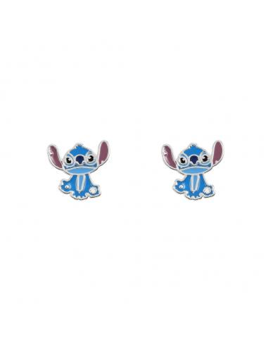 Pendientes Stitch Disney plata