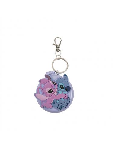 Llavero Cepillo y espejo Stitch &#38; Angel Disney