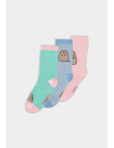 Pusheen Pack de 3 Calcetines Pusheen 35-38