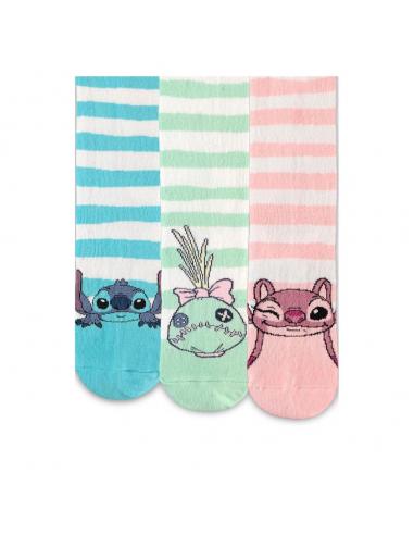 Lilo & Stitch Pack de 3 Calcetines Friends 39-42