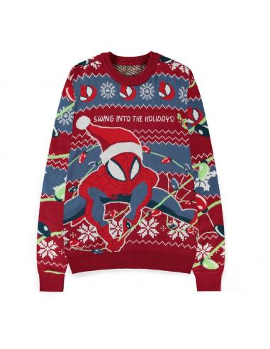 Spider-Man sudadera Swing into the Holidays (Christmas Jumper) talla S