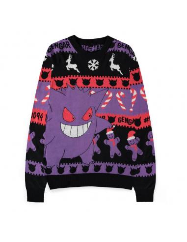 Pokémon sudadera Gengar (Christmas Jumper) talla M