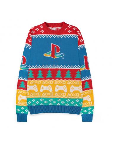 PlayStation sudadera Logo (Christmas Jumper) talla S