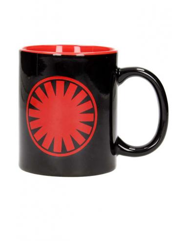 SW EP7 FIRST ORDER SYMBOL BLACK/RED MUG