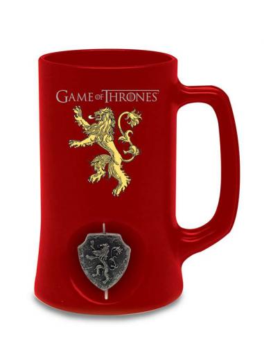 GOT LANNISTER SPIN LOGO RED STEIN