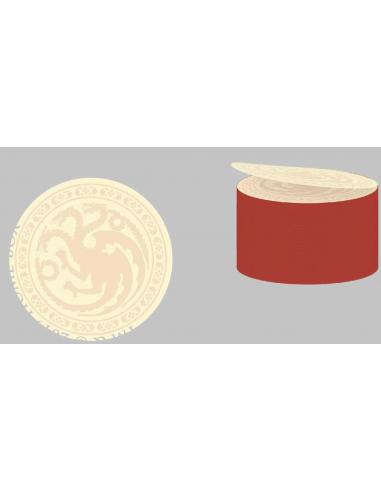 GOT TARGARYEN STICKY NOTE ROUNDED