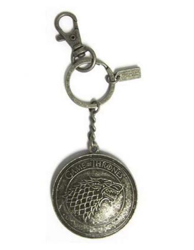 GAME OF THRONES STARK SHIELD KEYCHAIN